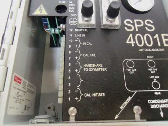 ROSEMOUNT ANALYTICAL SPS 4001B AUTO CALIBRATION SYSTEMS * USED *
