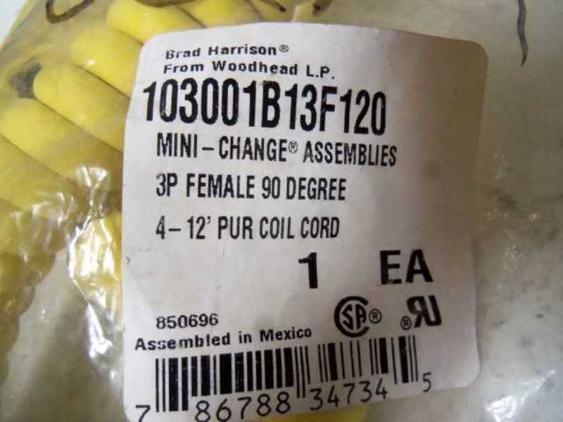 BRAD HARRISON 103001B13F120 * NEW IN FACTORY BAG *