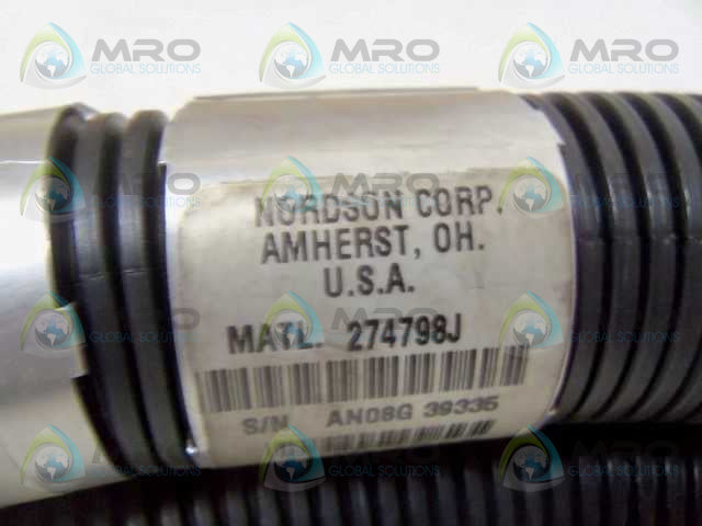 NORDSON 274798J GLUE HOSE 8FT 240V 224WATTS 1500PSI NSNP