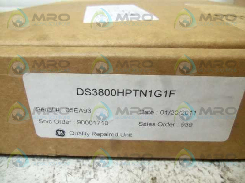 GENERAL ELECTRIC DS3800HPTN1G1F DRIVER BOARD * REMANUFACTURED *
