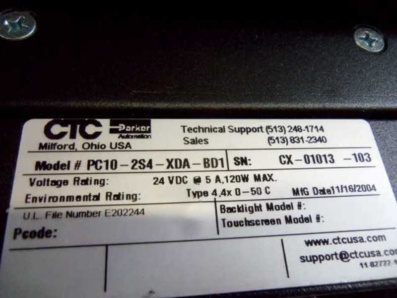 PARKER PC10-2S4-XDA-BD1 POWER STATION TOUCH SCREEN  UNMP