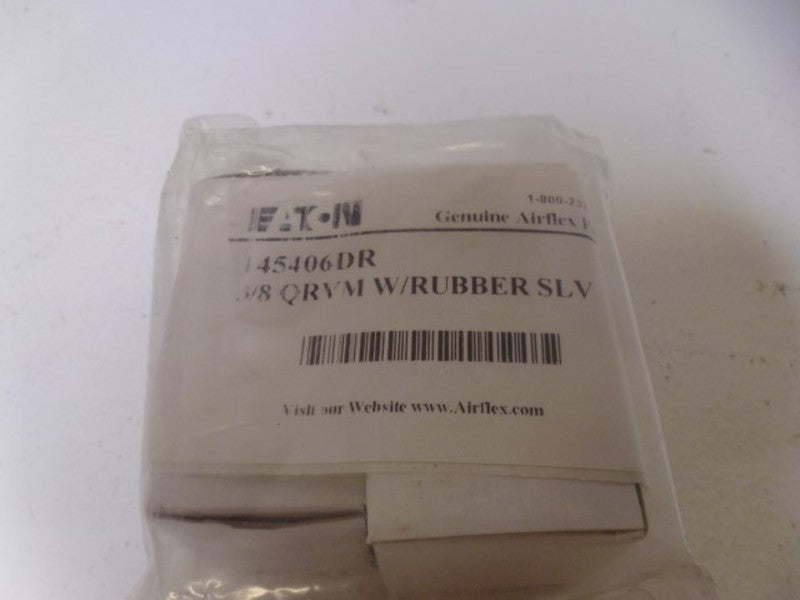 EATON 145406DR 3/8 QRVM w/ RUBBER SLV KIT * NEW *