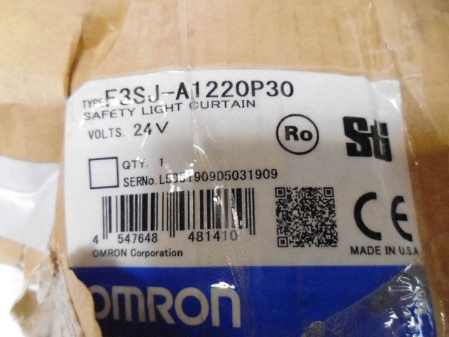 OMRON F3SJA1220P30 NSFP ** GENUINE ** F3SJ A1220P30