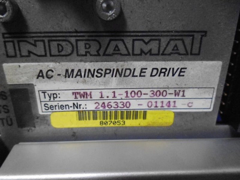 INDRAMAT TVM2.1-050-220/300-W1/115/220 SERVO MOTOR  UNMP