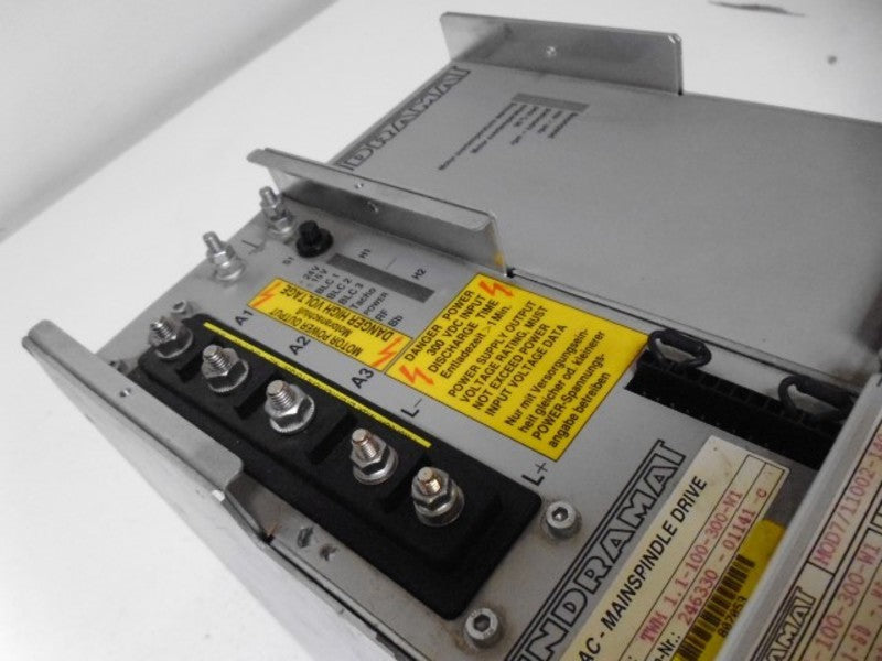INDRAMAT TWM 1.1-100-300-W1 SPINDLE DRIVE (AS PICTURED)  UNMP