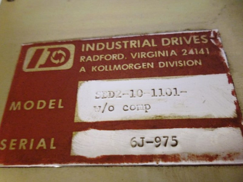 DRIVES SBD2-10-1101-W/O  NSNP