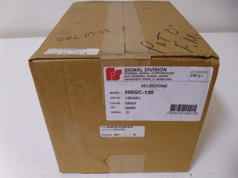 FEDERAL SIGNAL 300GC-120 * FACTORY SEALED *