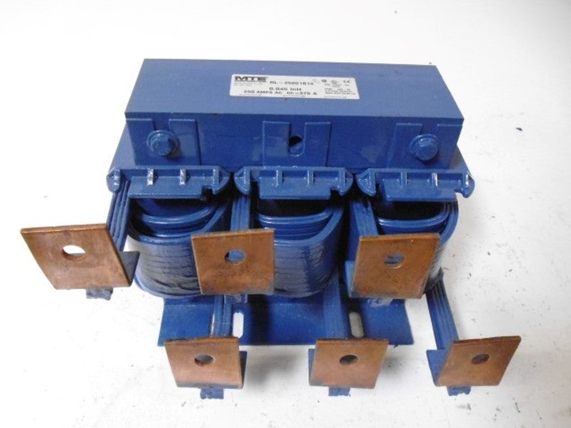 MTE CORPORATION RL-25001B14 LINE/LOAD REACTOR 0.045Mh 250A * NEW NO BOX *