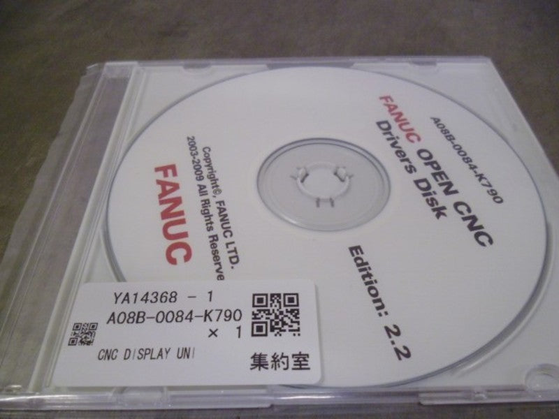 FANUC A08B-0084-K790 OPEN CNC DRIVERS DISK * NEW IN ORIGINAL PACKAGE *