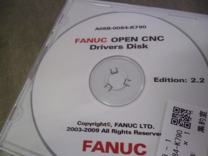 FANUC A08B-0084-K790 OPEN CNC DRIVERS DISK * NEW IN ORIGINAL PACKAGE *