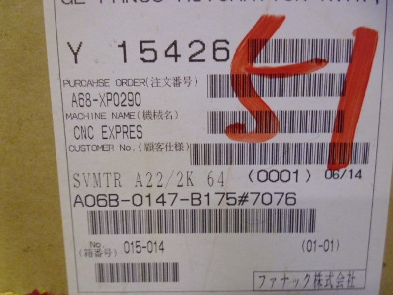 FANUC A06B-0147-B175#7076 * FACTORY SEALED *