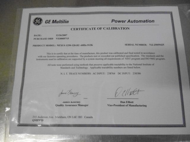 GENERAL ELECTRIC PL94500A0A00000 POWER QUALITY METER EPM 9450 * NEW IN BOX *