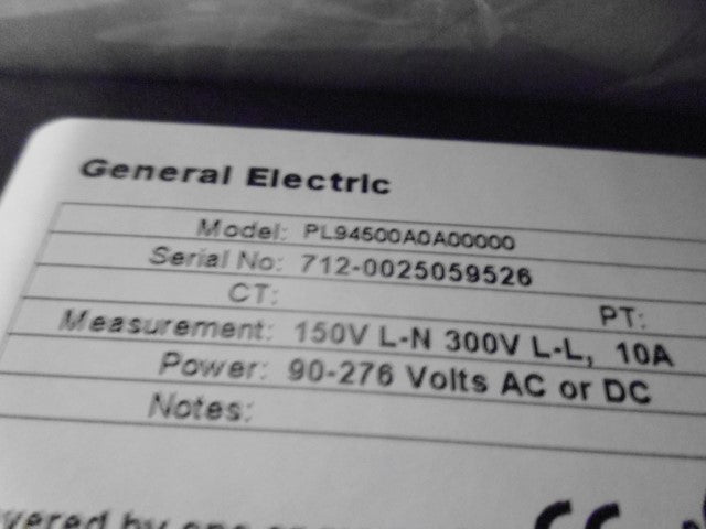 GENERAL ELECTRIC PL94500A0A00000 POWER QUALITY METER EPM 9450 * NEW IN BOX *