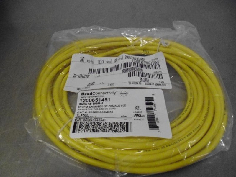 BRAD CONNECTIVITY 1200G51451 CORD SET * NEW IN FACTORY BAG *