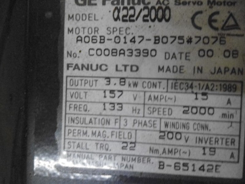 GE FANUC A06B-0147-B075#7076  NSNP