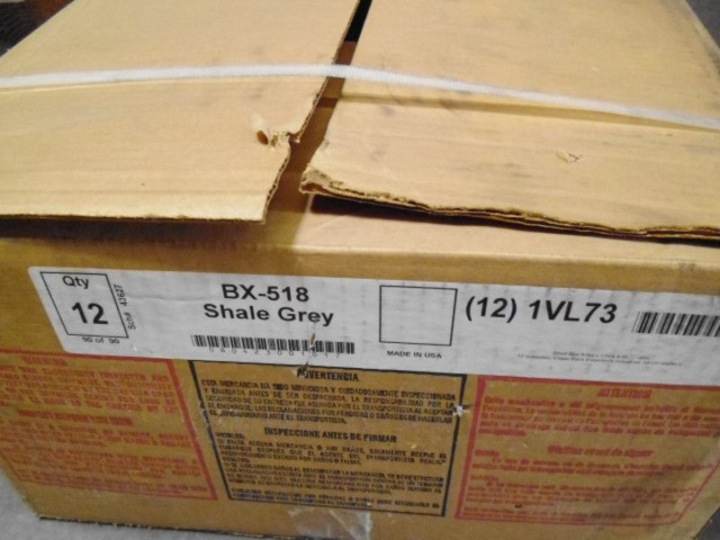LOT OF 12 TENNSCO 1VL73 SHALE GREY BIN BX-518 *NEW IN BOX*