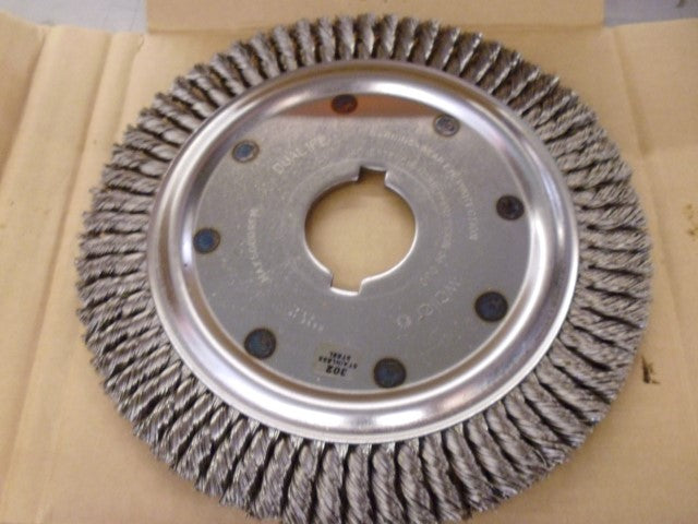 LOT OF 2 WEILER 09872 10" WIRE WHEEL BRUSHES 5000 MAX RPM *NEW IN BOX*