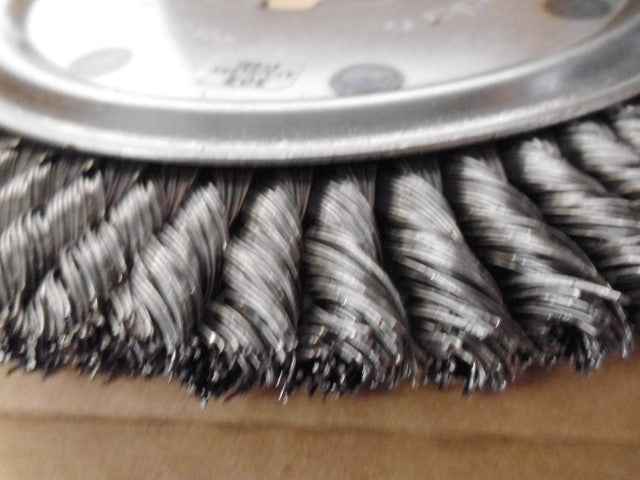 LOT OF 2 WEILER 09872 10" WIRE WHEEL BRUSHES 5000 MAX RPM *NEW IN BOX*