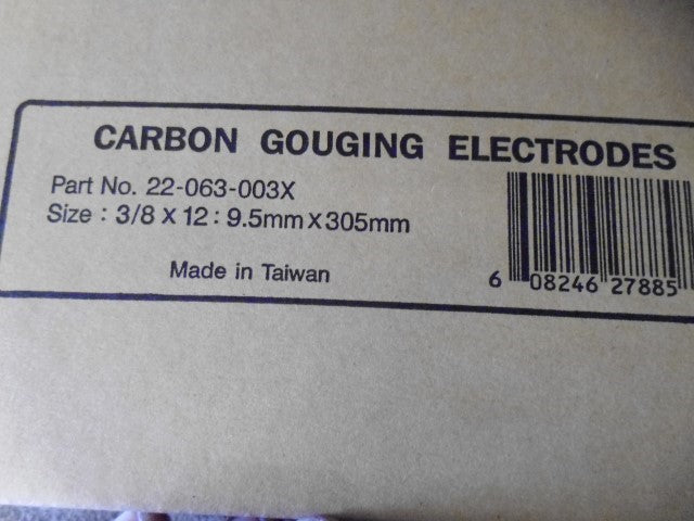 LOT OF 50 ARCAIR 22-063-003X CARBON GOUGING ELECTRODES *NEW IN BOX*