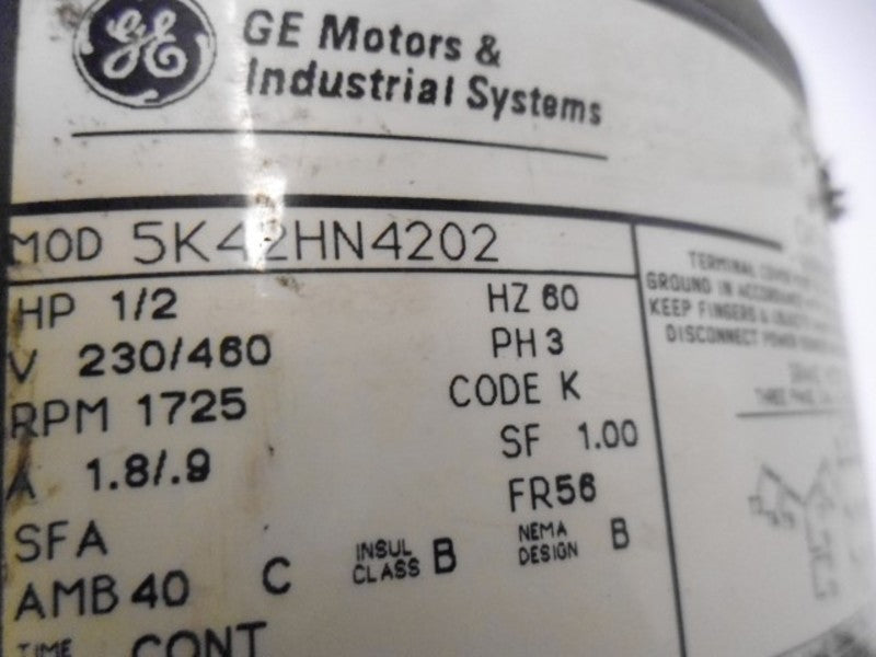GENERAL ELECTRIC SK42HN4202 w/ STEARNS 105601100011  UNMP