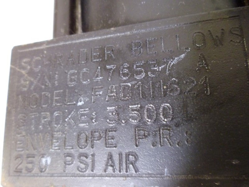 SCHRADER BELLOWS FAD111621 CYLINDER STROKE: 3.500  NSNP
