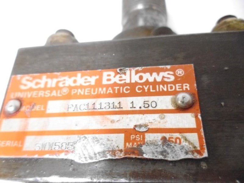 SCHRADER BELLOWS FAC111311 1.50 PNEUMATIC CYLINDER  NSNP