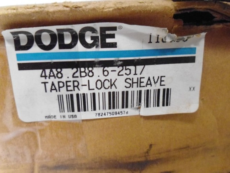 DODGE 4A8.2B8.6-2517 TAPER-LOCK SHEAVE  NSMP