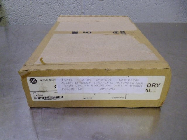 ALLEN BRADLEY 1747-L542 SER. C F/W 11 MODULE DATE: 2014 * FACTORY SEALED *