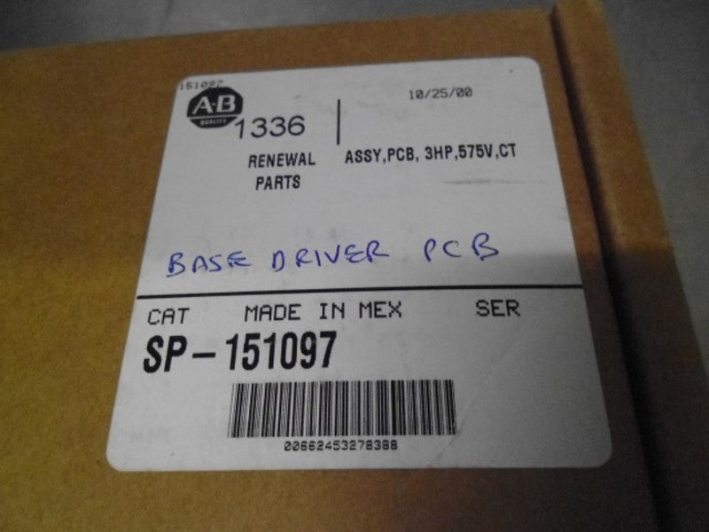 ALLEN BRADLEY SP-151097 ASSEMBLY PCB CIRCUIT BOARD  NSMP