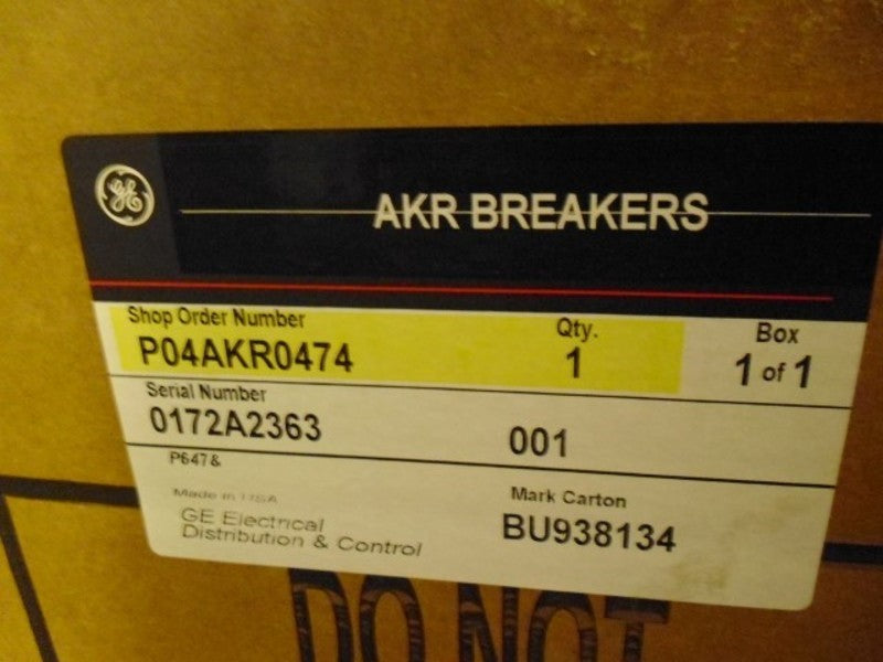 GENERAL ELECTRIC P04AKR0474 NSMP
