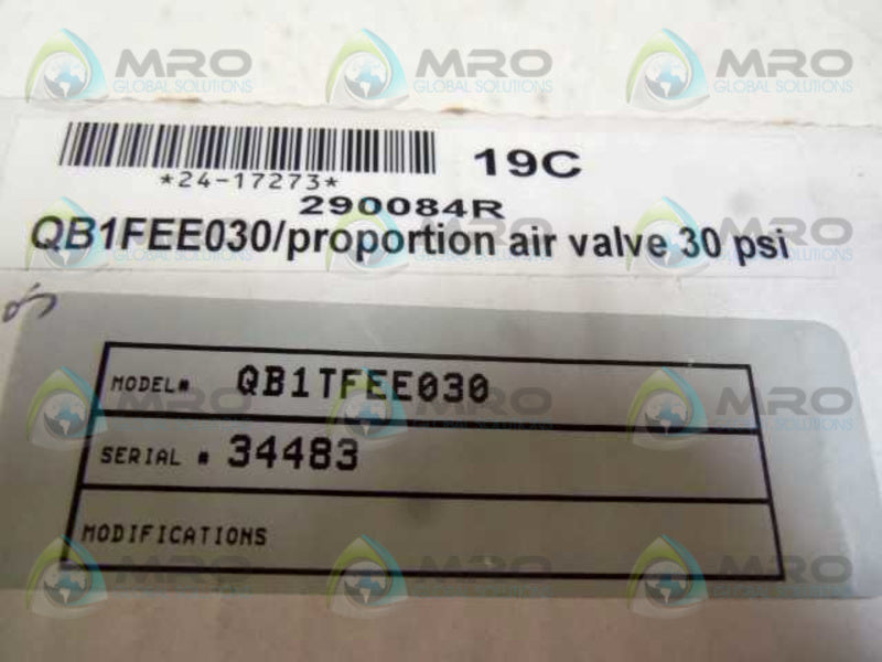 PROPORTION-AIR QB1TFEE030 REGULATOR  NSMP