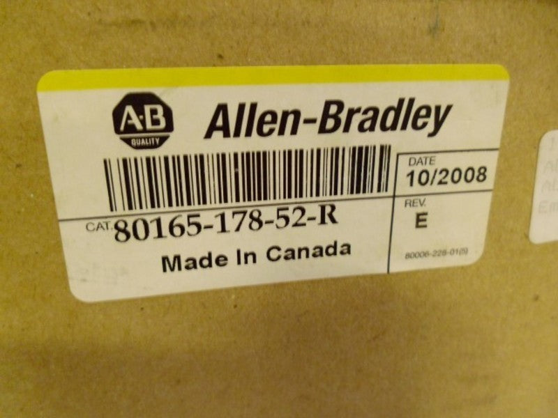 ALLEN BRADLEY 80165-178-52-R REV. E DATE: 10/2008 * FACTORY SEALED *