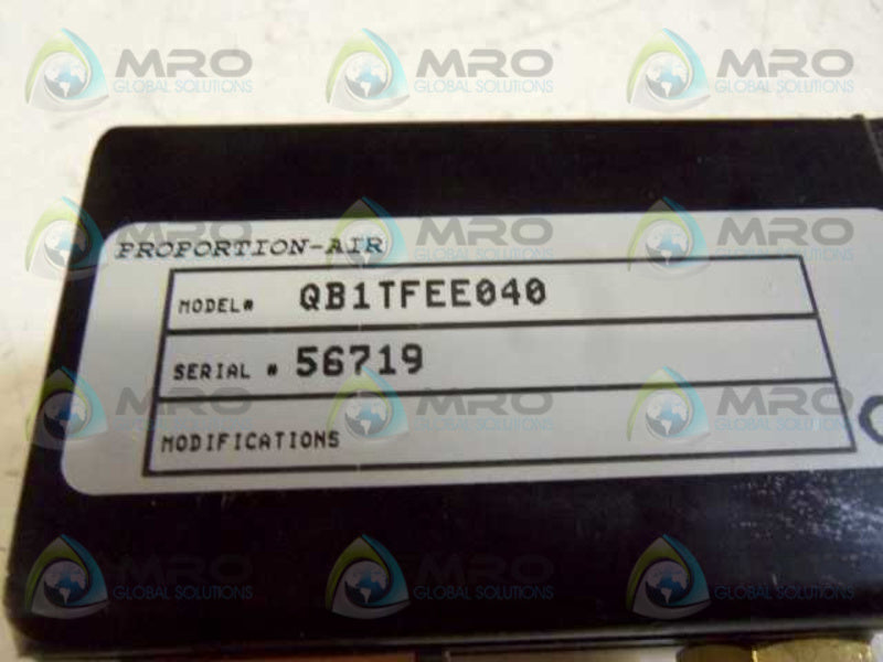 PROPORTION-AIR QB1TFEE040 REGULATOR  UNMP