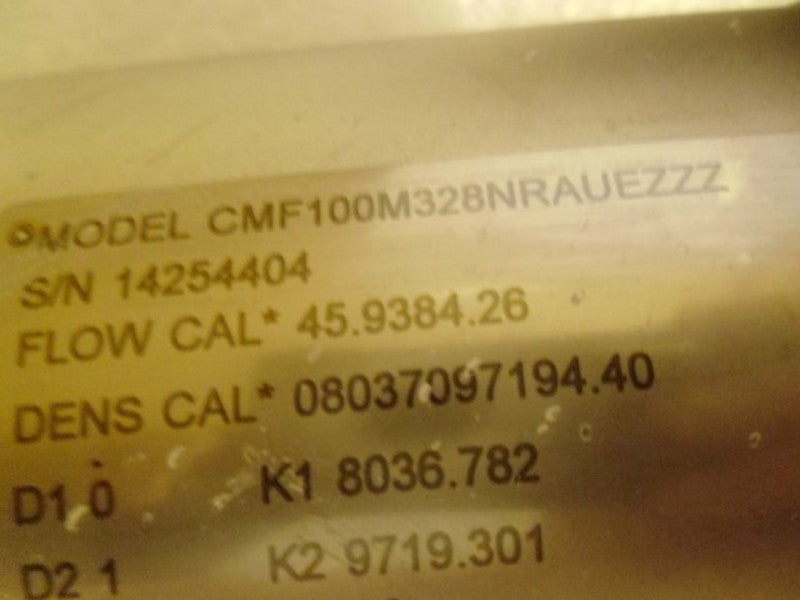 MICROMOTION CMF100M328NRAUEZZZ MASS FLOW SENSOR * NEW IN BOX *