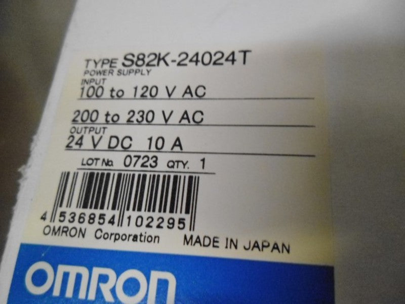 Omron S82K24024T POWER SUPPLY NSFP * GENUINE * S82K 24024T