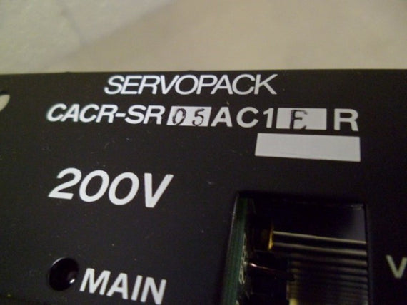 YASKAWA CACR-SR05AC1ER SERVOPACK AC SERVO DRIVE * NEW NO BOX *
