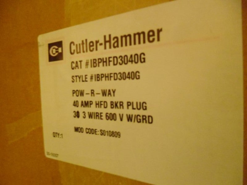 CUTLER HAMMER IBPHFD3040G 30A 600V NSFS