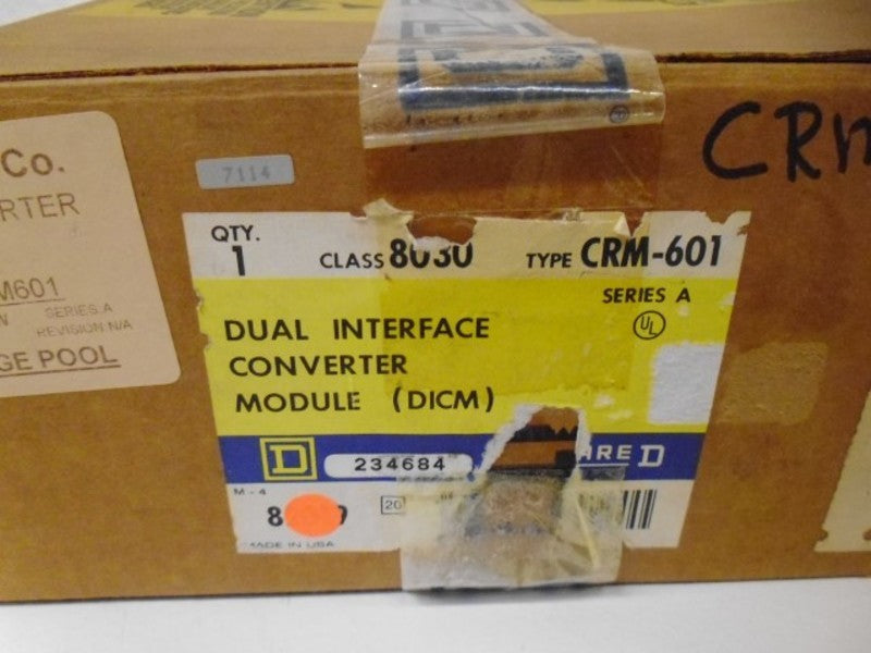SQUARE D SY/MAX 8030-CRM601 DUAL INTERFACE CONVERTER MODULE  NSMP
