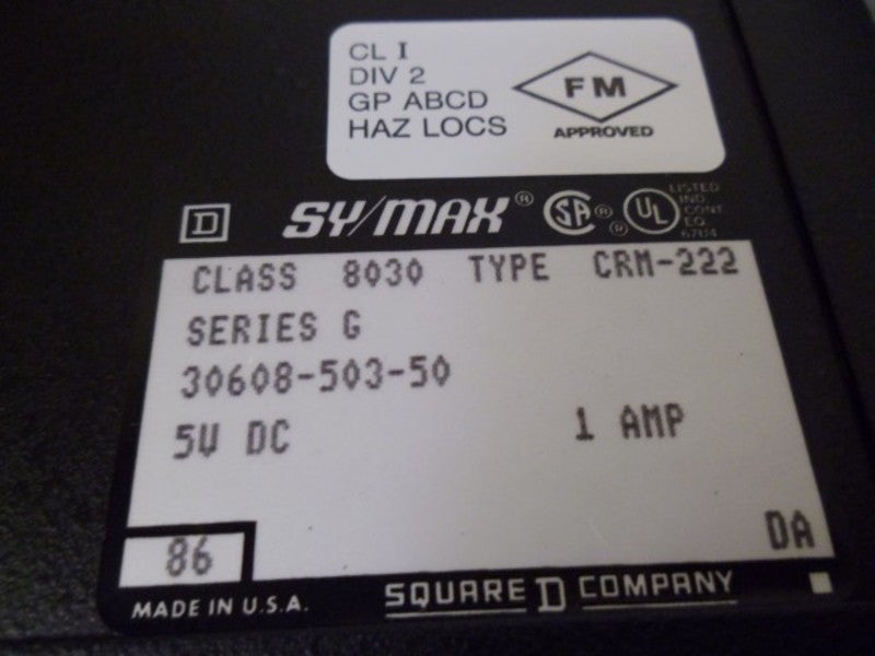 SQUARE D SY/MAX 8030-CRM222 REMOTE I/O INTERFACE MODULE  NSMP