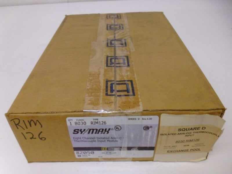 SQUARE D SY/MAX 8030-RIM126 THERMOCOUPLE INPUT MODULE  NSMP