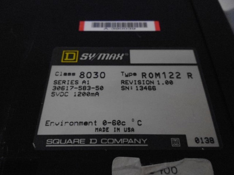 SQUARE D SY/MAX 8030-ROM122-R OUT PUT MODULE (REMANUFACTURED)