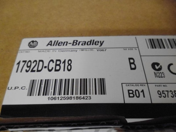 ALLEN BRADLEY 1792D-CB18 SER. B REV. B01 25VDC 8A NSMP