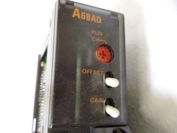 MITSUBISHI MELSEC A68AD PROGRAMMABLE CONTROLLER * USED *