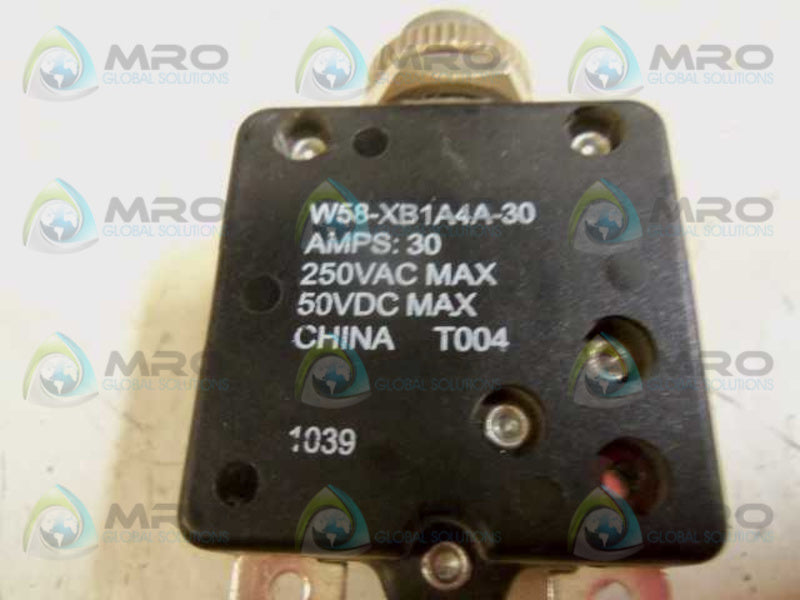 POTTER & BRUMFIELD W59-XB1A4A-30 CIRCUIT RBEAKER 30A  UNMP