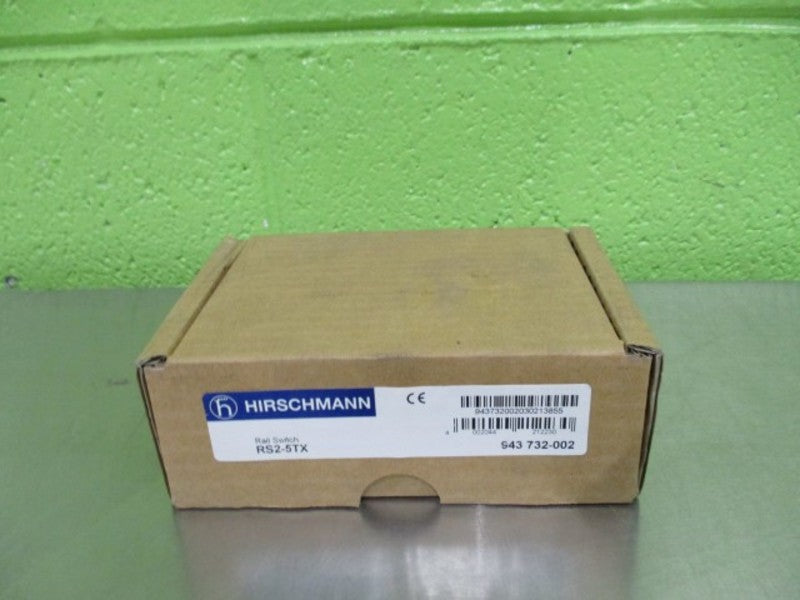 HIRSCHMANN RS2-5TX RAIL SWITCH ETHERNET SWITCH *NEW IN BOX*