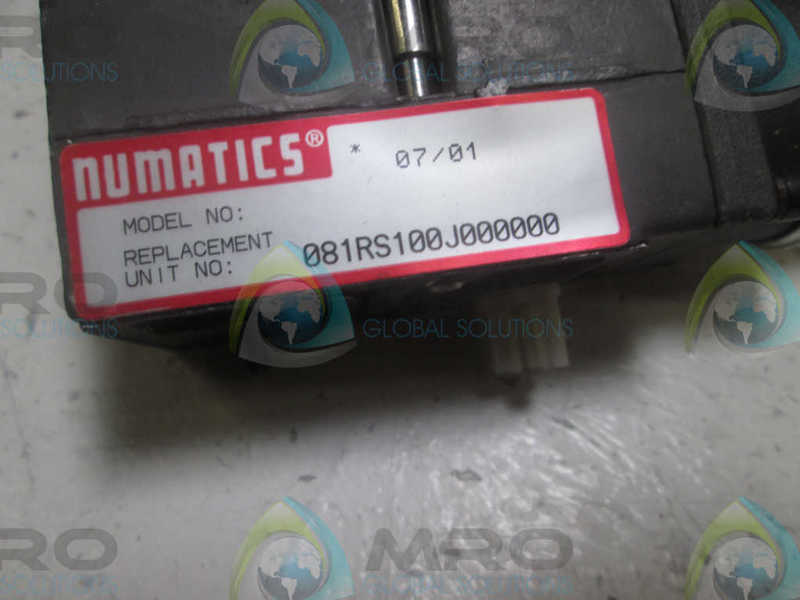 NUMATICS 081RS100J000000 PNEUMATIC REGULATOR  UNMP
