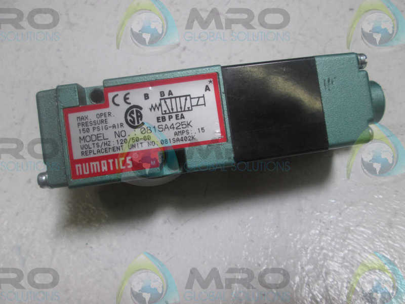 NUMATICS 081SA425K SOLENOID VALVE  UNMP