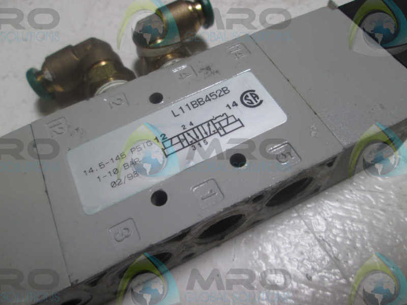 NUMATICS L11BB452 SOLENOID VALVE (AS PICTURED)  UNMP