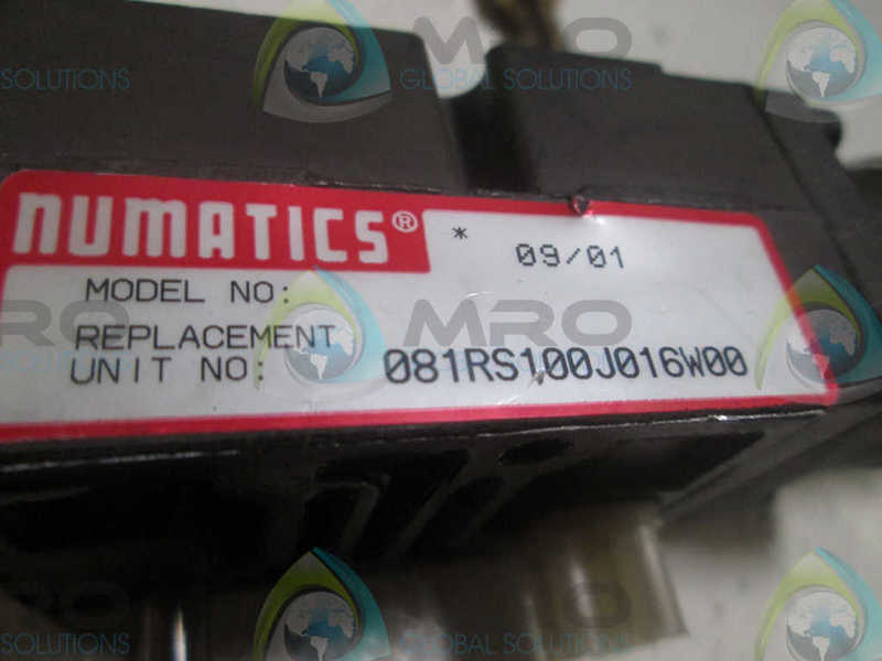 NUMATICS 081RS100J016WOO REGULATOR (AS PICTURED)  UNMP