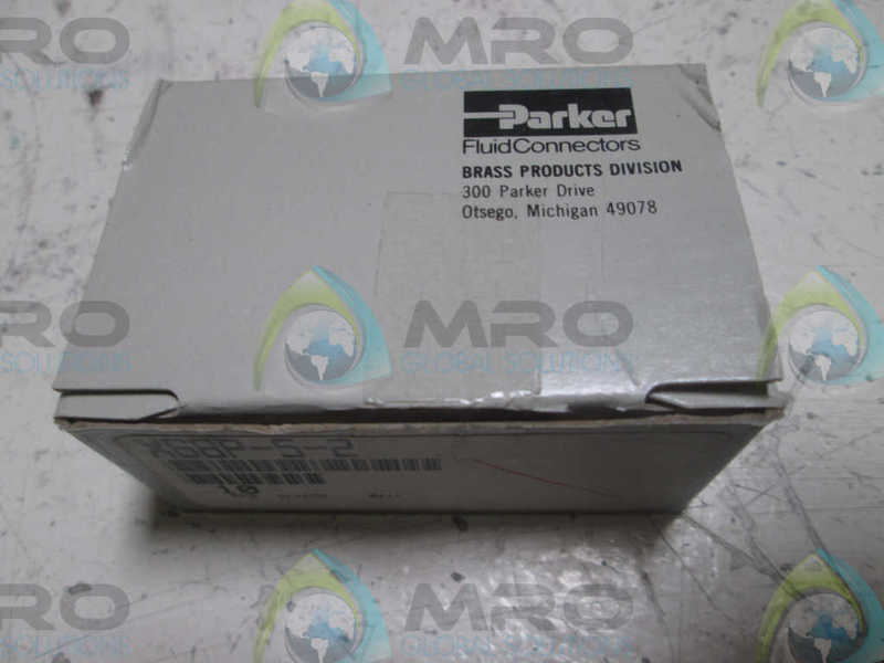 LOT OF 10 PARKER X68P-5-2 FITTINGS  NSMP